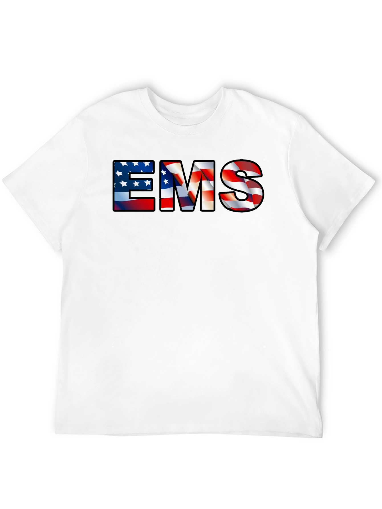 EMS American Flag Graphic T-Shirt