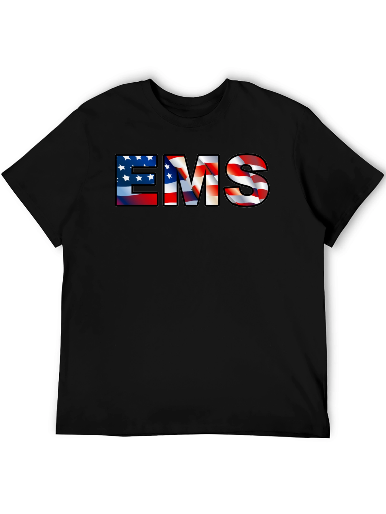 EMS American Flag Graphic T-Shirt