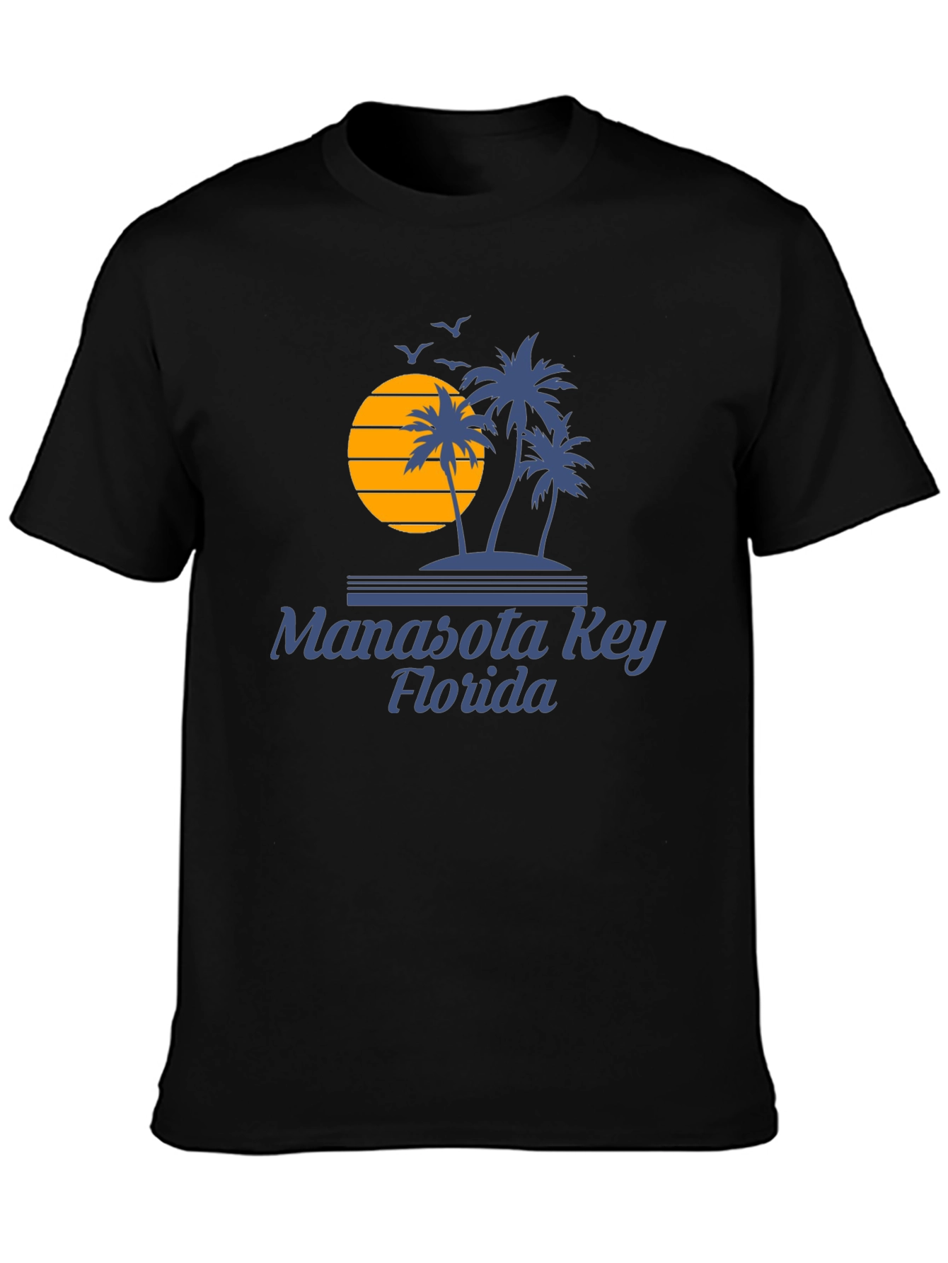 Manasota Key Florida T-Shirt Tropical Graphic Tee
