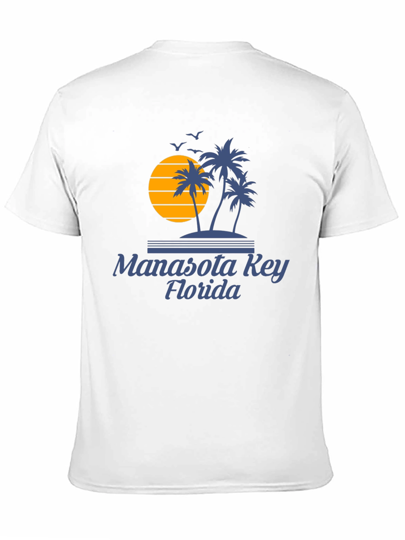 Manasota Key Florida T-Shirt Tropical Graphic Tee