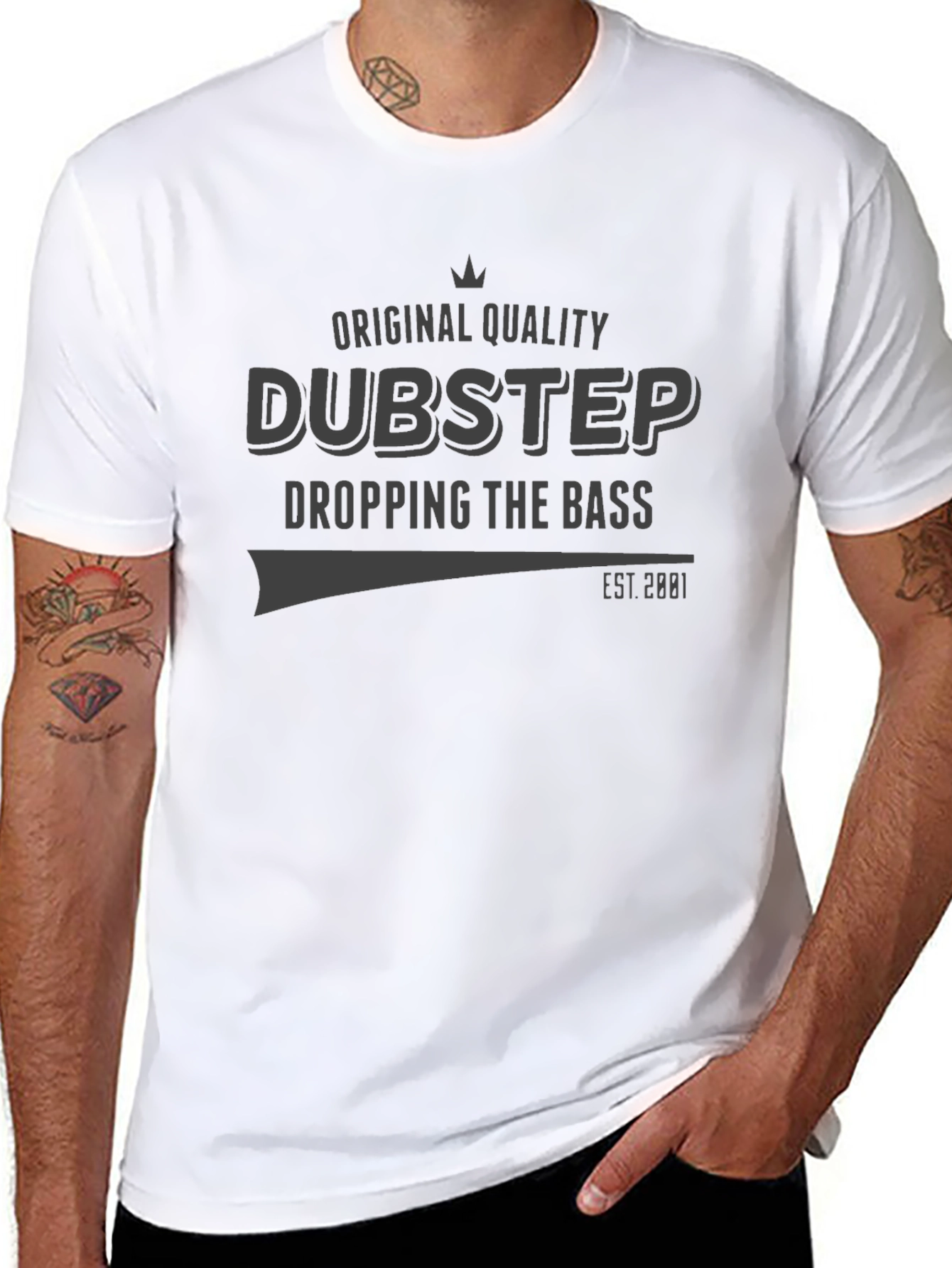 Dubstep Dropping the Bass Black T-Shirt