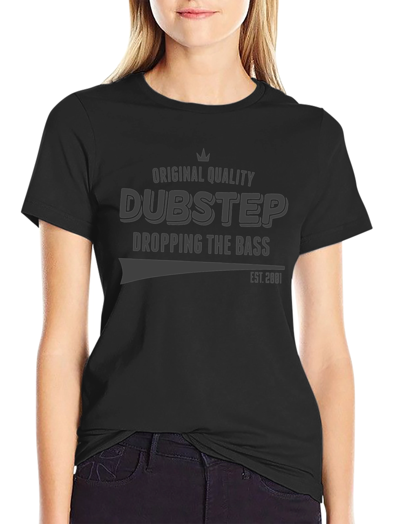Dubstep Dropping the Bass Black T-Shirt