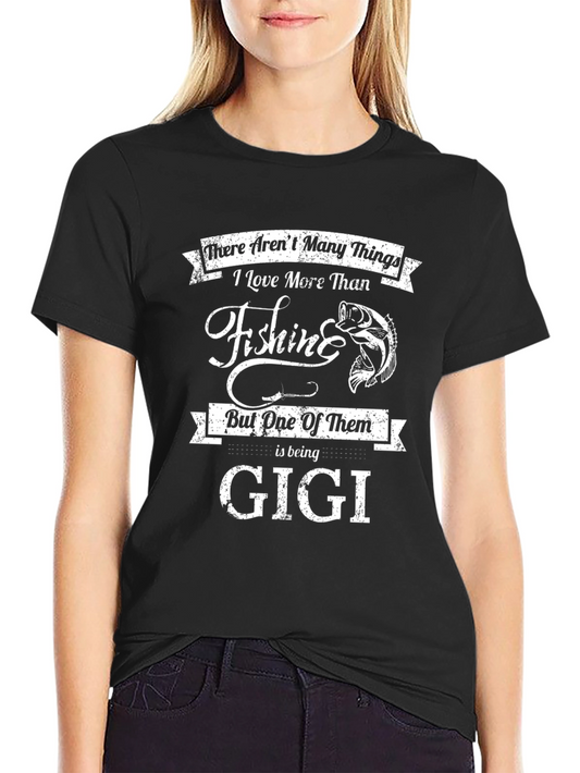 Fishing Gigi Graphic T-Shirt