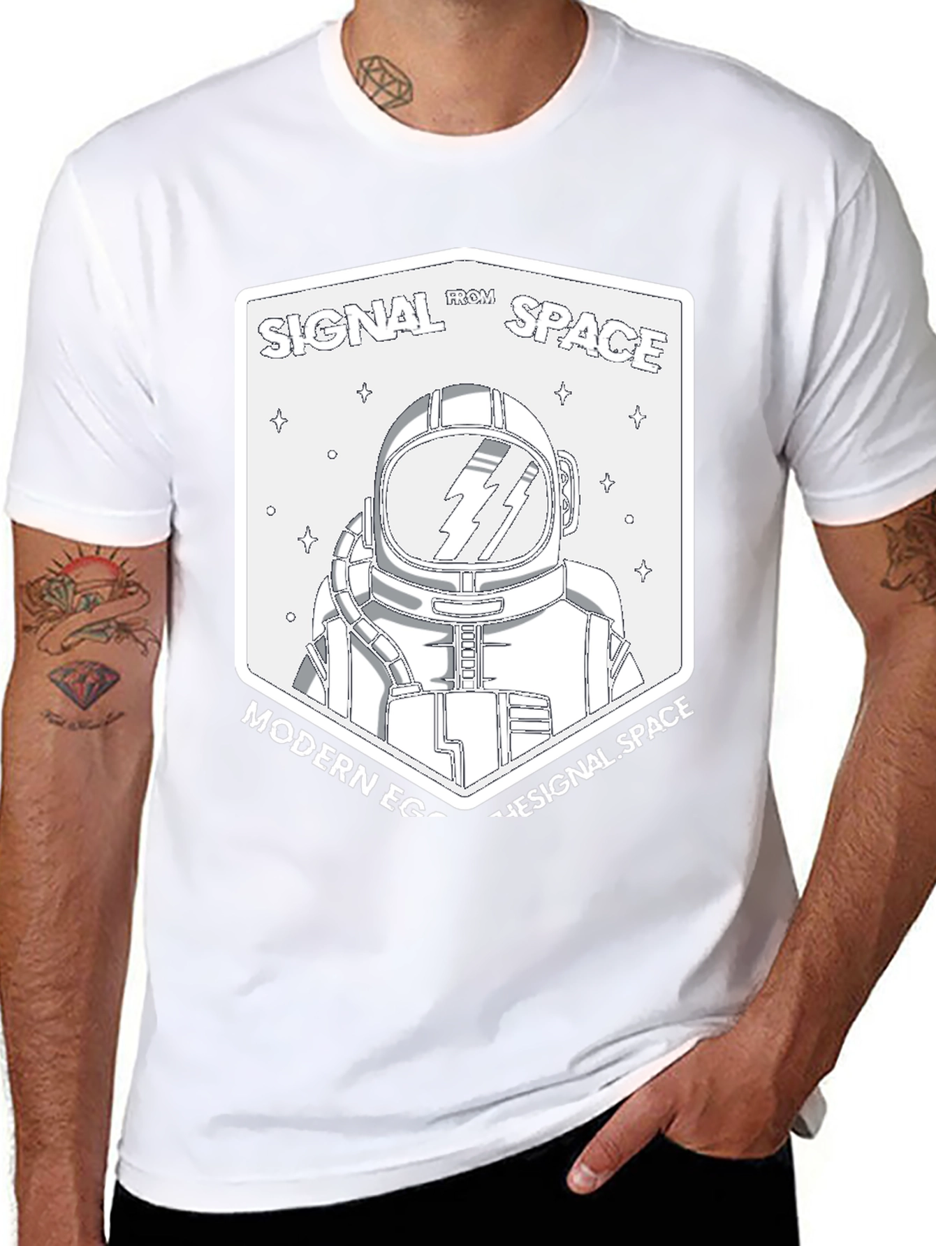 Signal From Space Graphic T-Shirt - Modern Ego