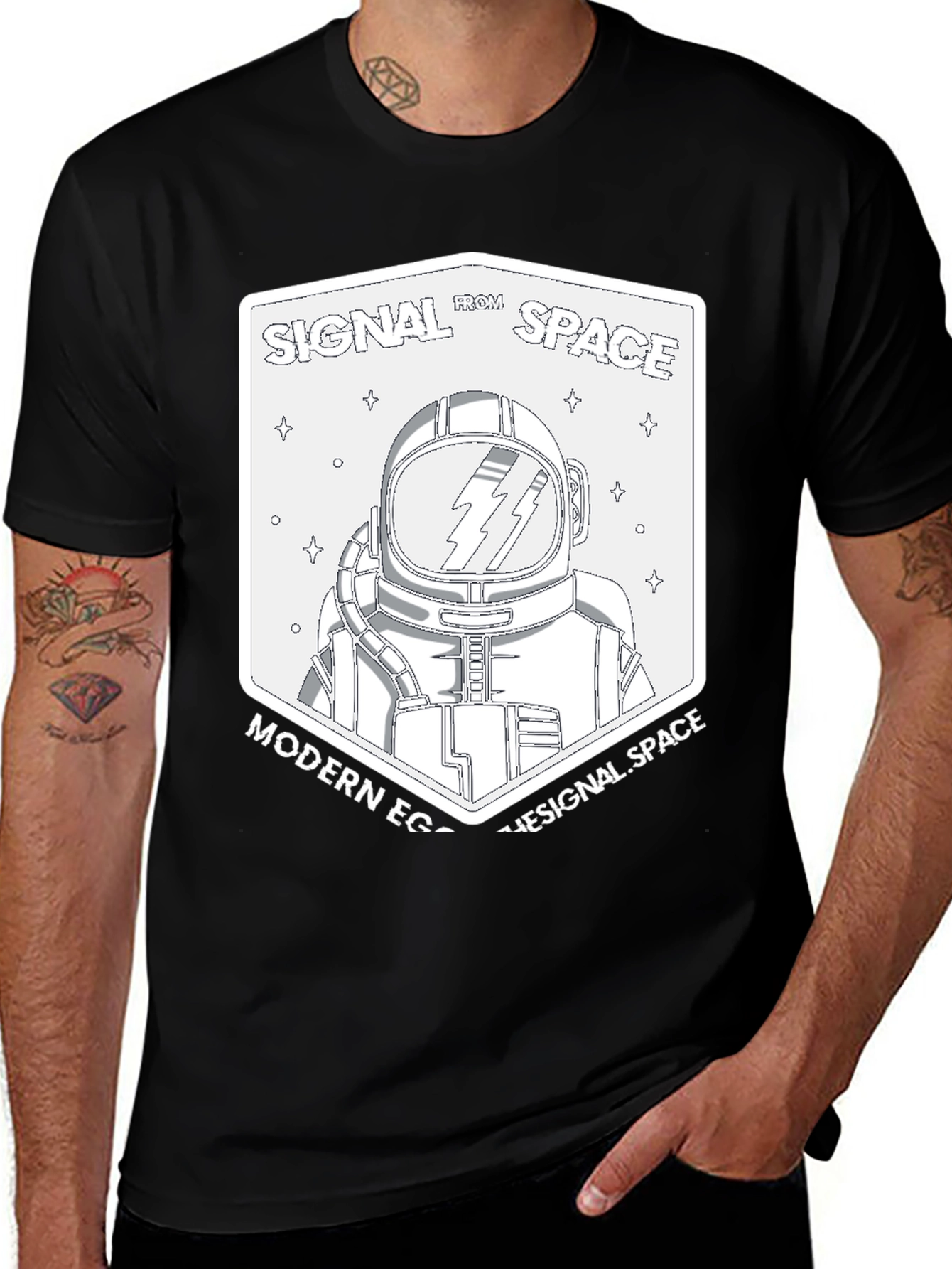 Signal From Space Graphic T-Shirt - Modern Ego