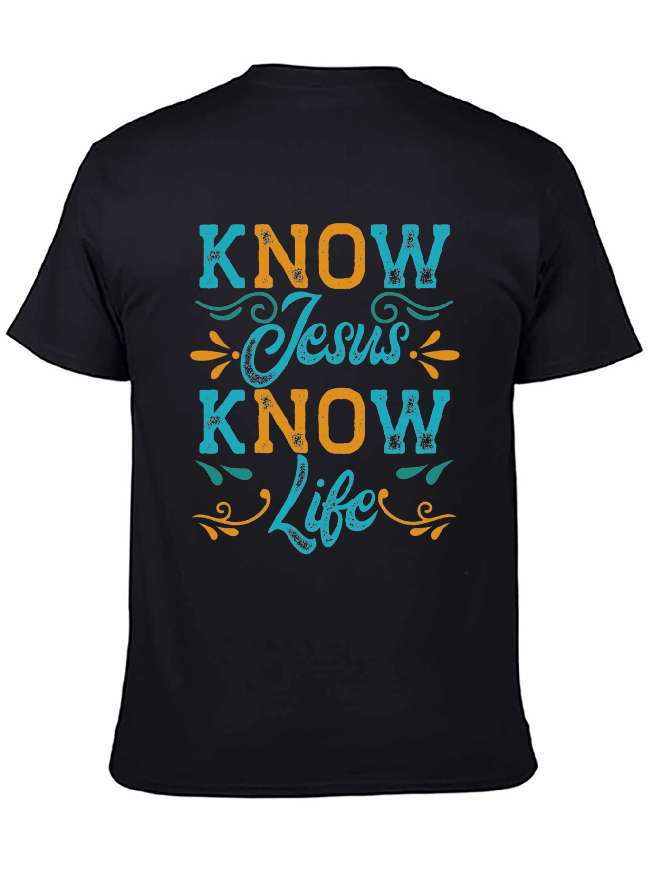Know Jesus Know Life Graphic T-Shirt