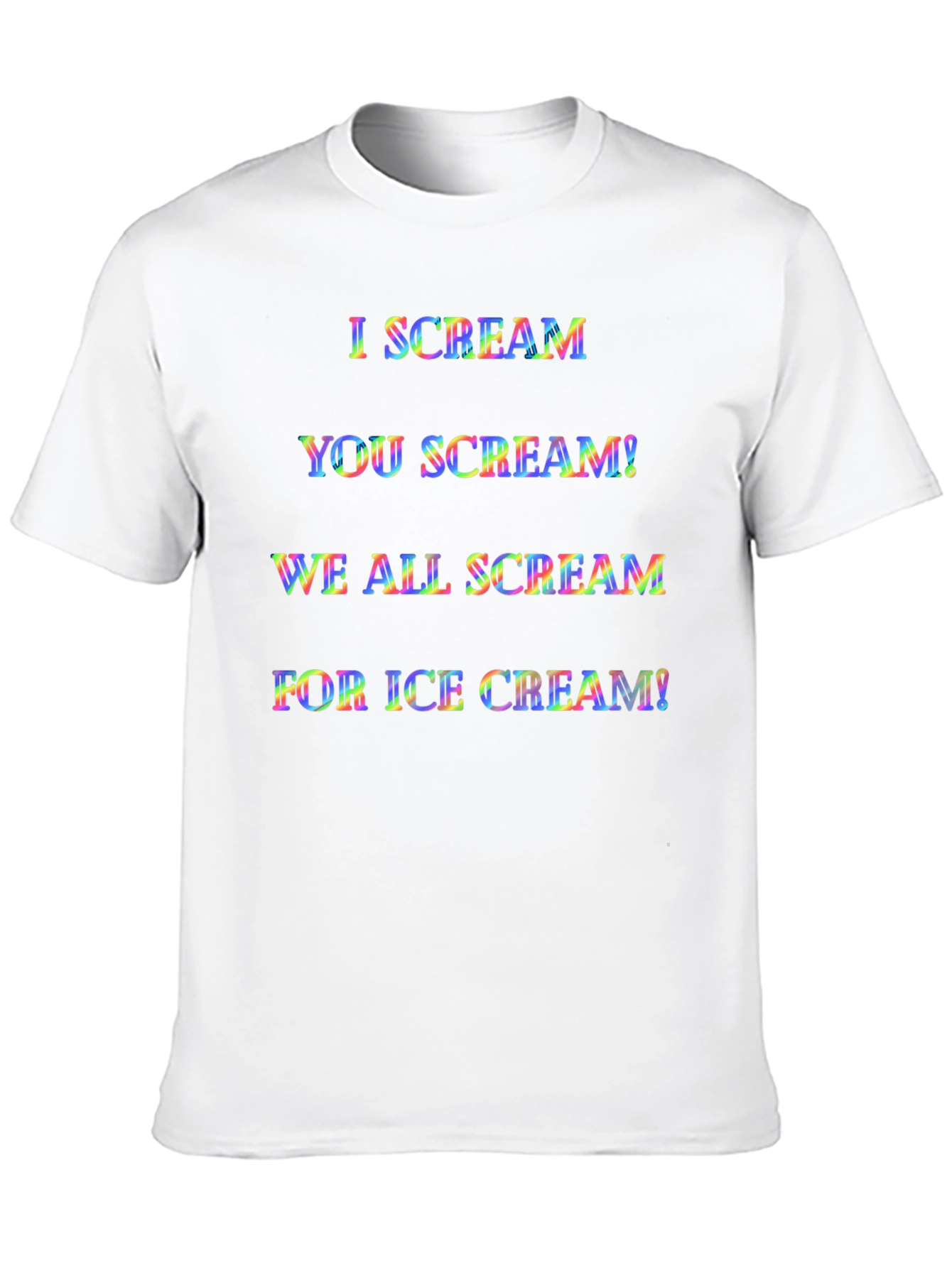 Ice Cream Lovers Rainbow T-Shirt