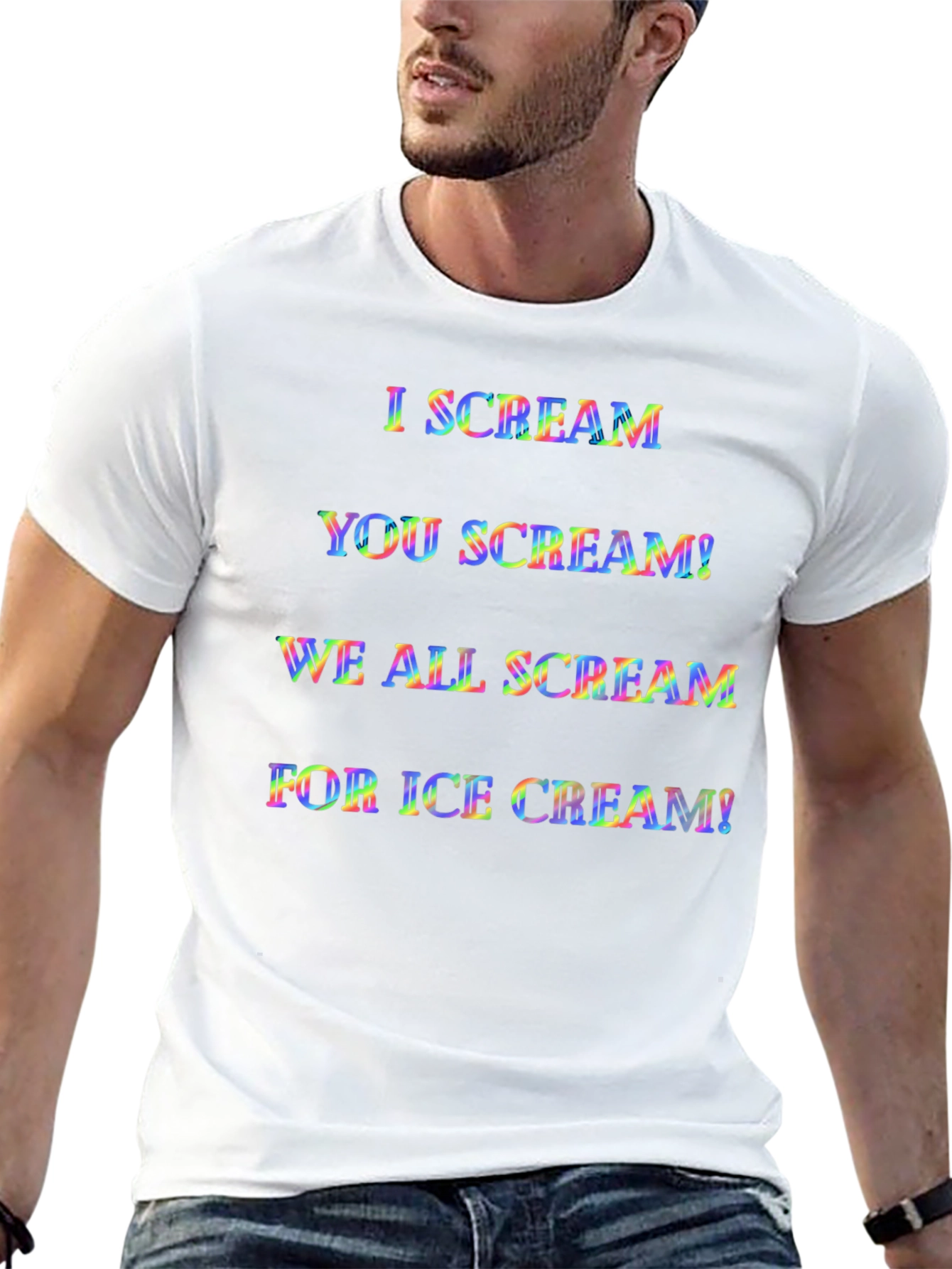 Ice Cream Lovers Rainbow T-Shirt