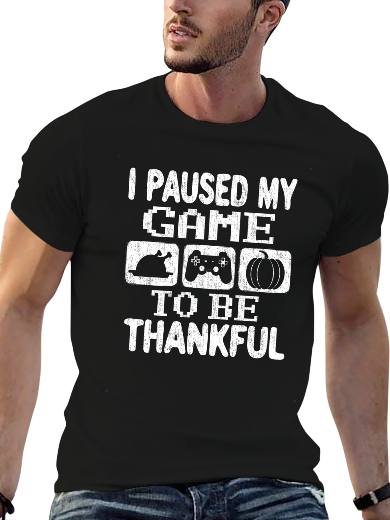 I Paused My Game Thanksgiving T-Shirt