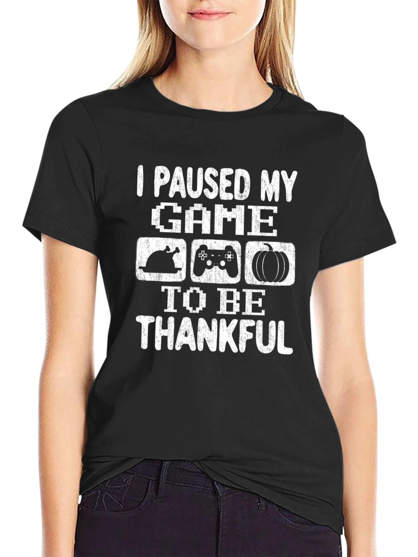 I Paused My Game Thanksgiving T-Shirt