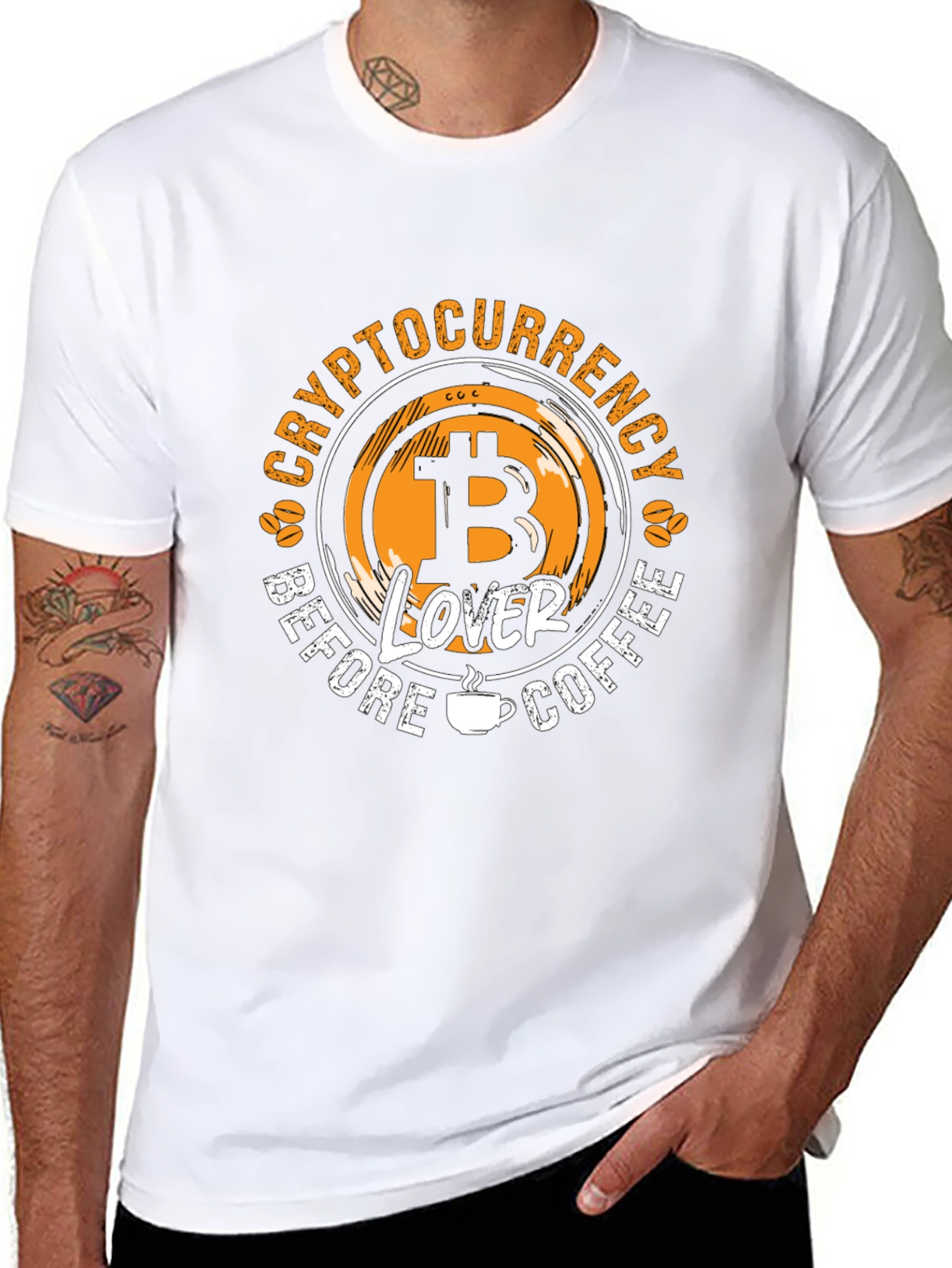 Crypto Before Coffee T-Shirt | Bitcoin Lover Tee