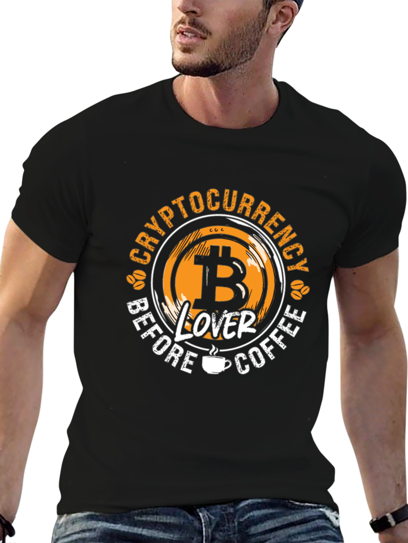 Crypto Before Coffee T-Shirt | Bitcoin Lover Tee