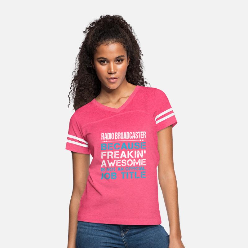 Radio Broadcaster T Shirt - Freaking Awesome Gift