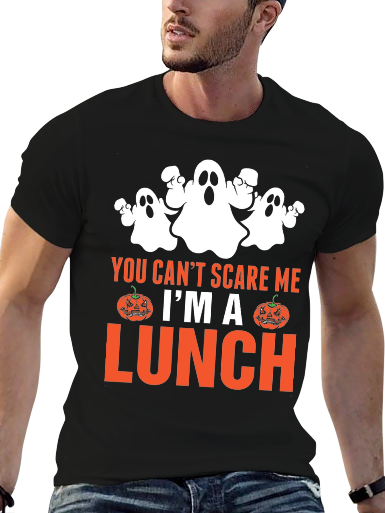 You Cant Scare Me Im a Lunch Halloween T-Shirt