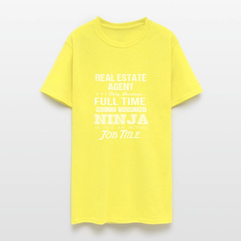 Real Estate Agent T Shirt - Multitasking Ninja Job