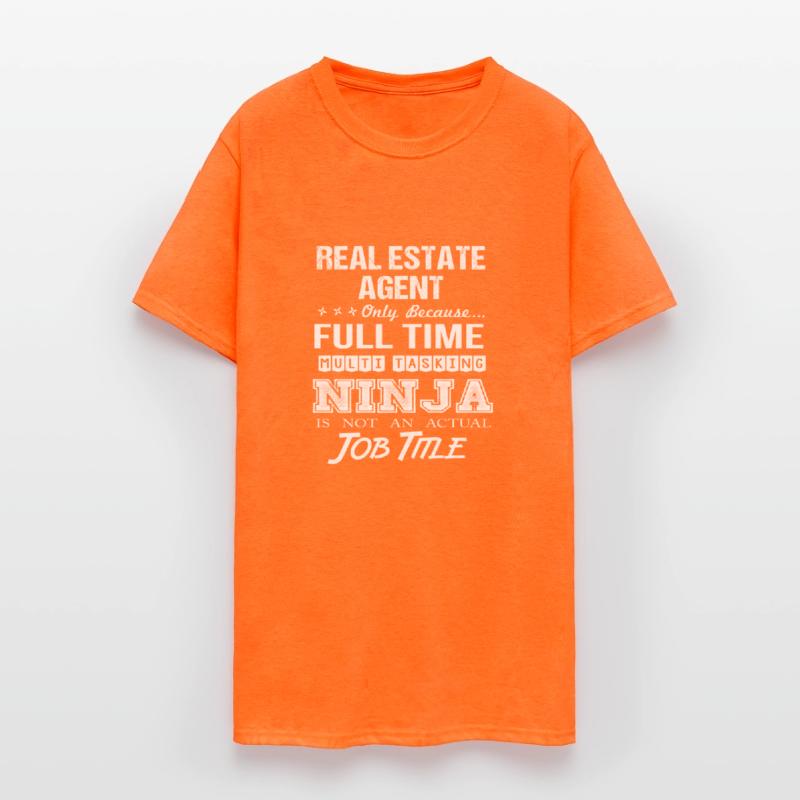 Real Estate Agent T Shirt - Multitasking Ninja Job