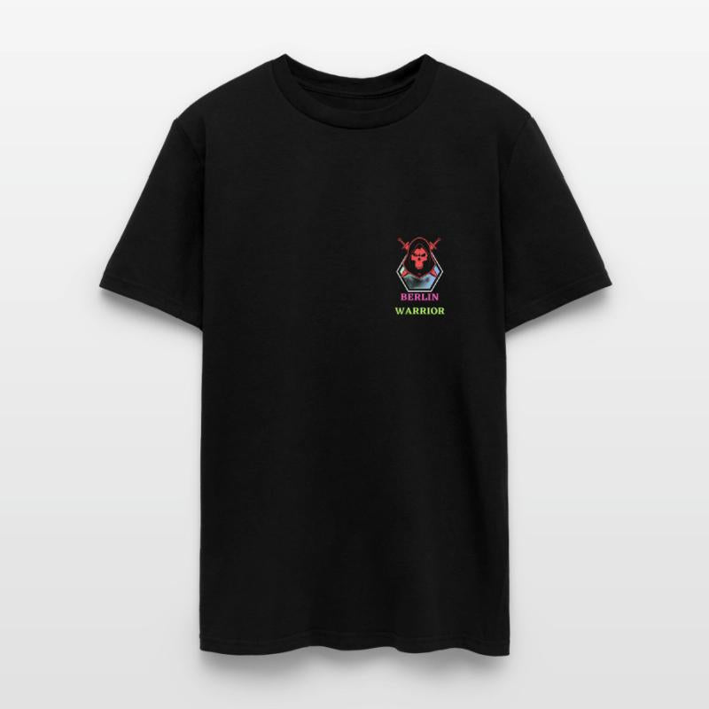 Red Minimalist Berlin Warrior T Shirt