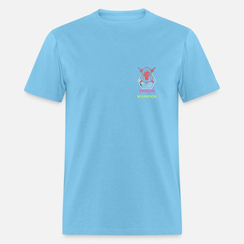 Red Minimalist Berlin Warrior T Shirt