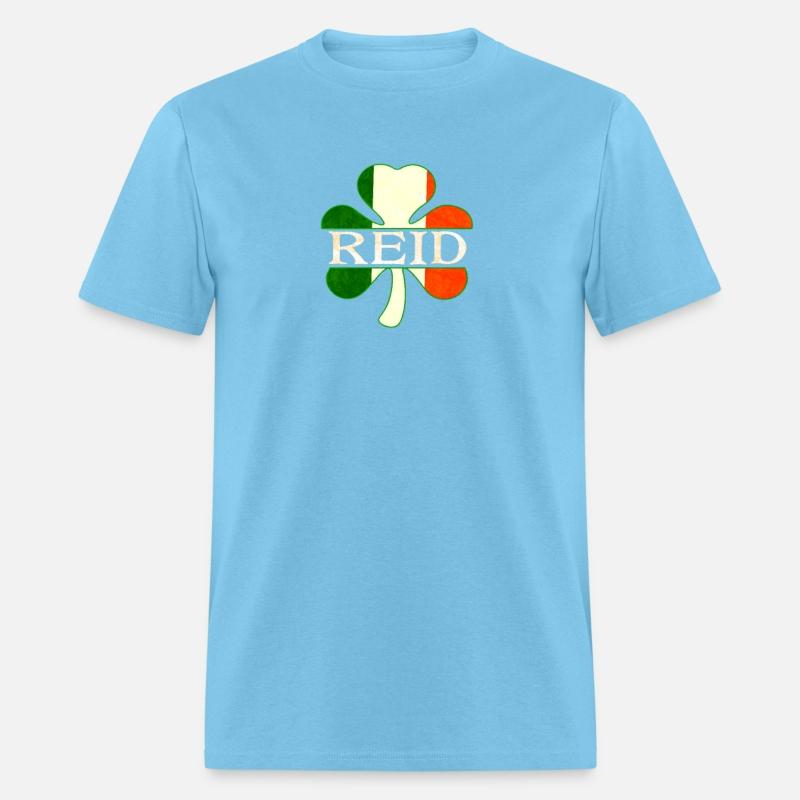 Reid Irish Surname Ireland Flag Shamrock