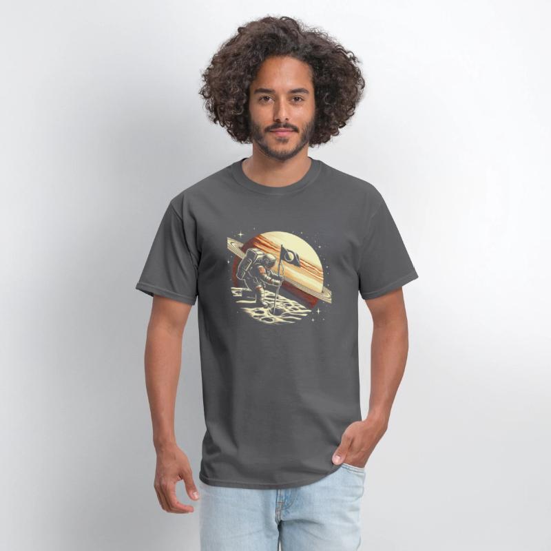 Retro Astronaut on Planet Space Adventure 4