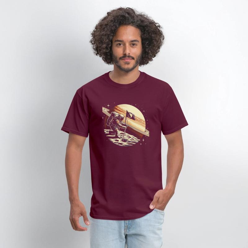 Retro Astronaut on Planet Space Adventure 4