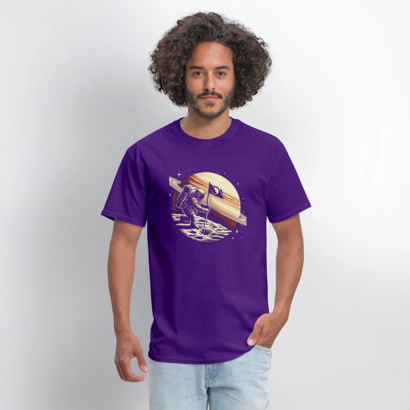 Retro Astronaut on Planet Space Adventure 4