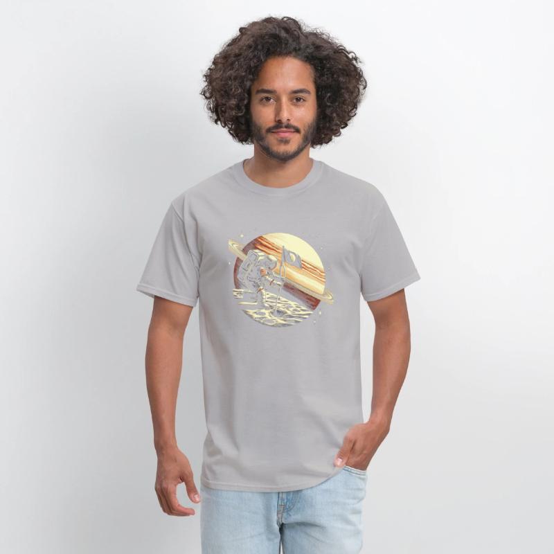 Retro Astronaut on Planet Space Adventure 4