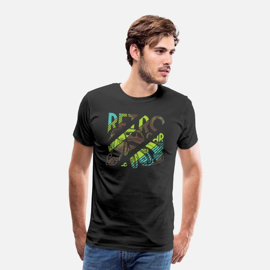 Retro Car T-shirt Design