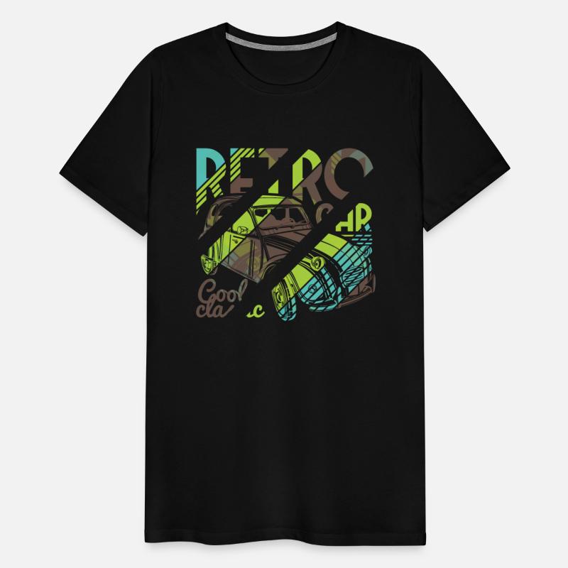 Retro Car T-shirt Design