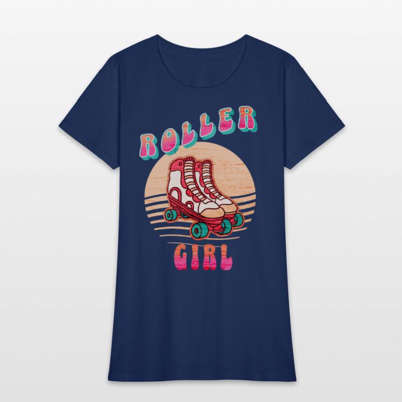 Retro Rollerskates 80's Skating Girl