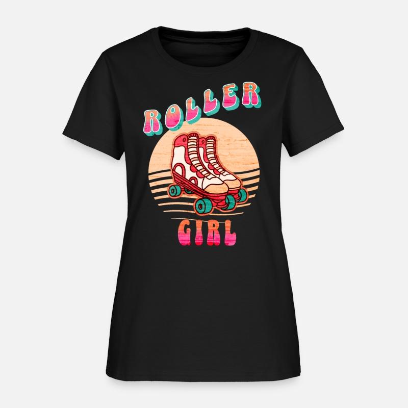 Retro Rollerskates 80's Skating Girl