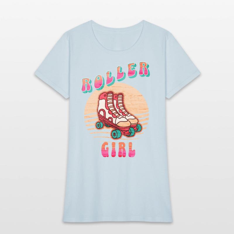 Retro Rollerskates 80's Skating Girl