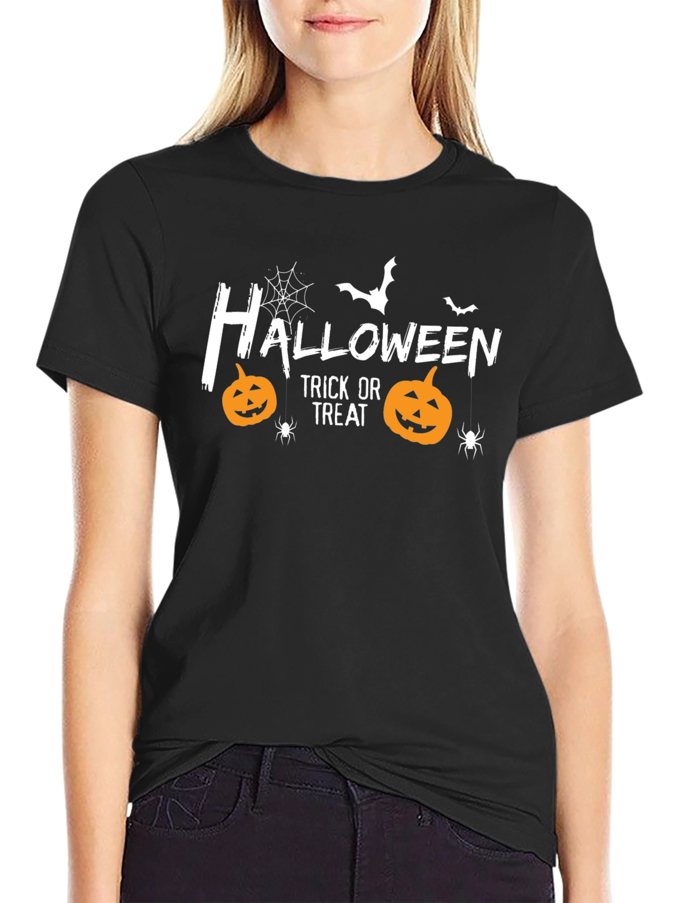 Halloween Trick or Treat Graphic T-Shirt