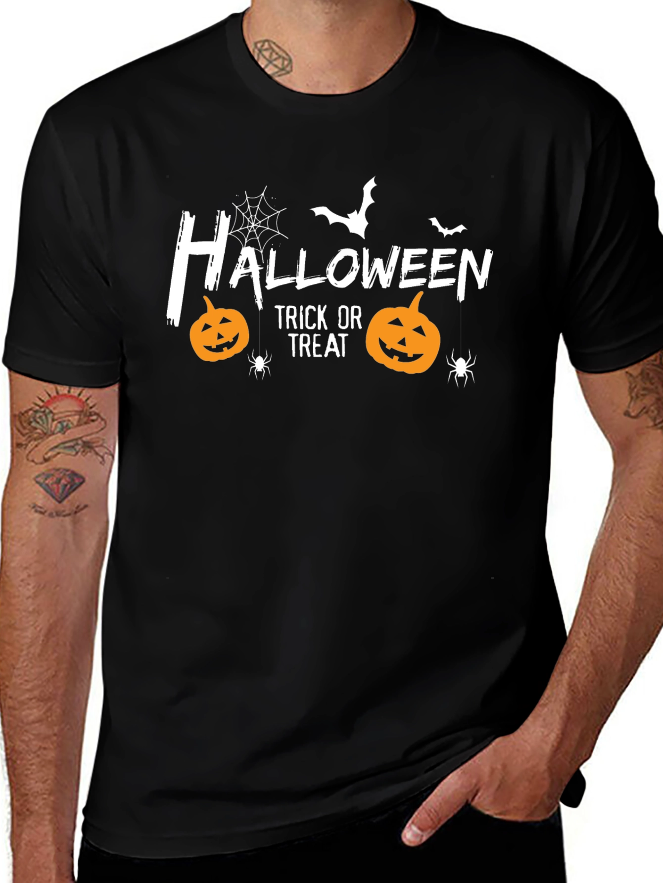 Halloween Trick or Treat Graphic T-Shirt