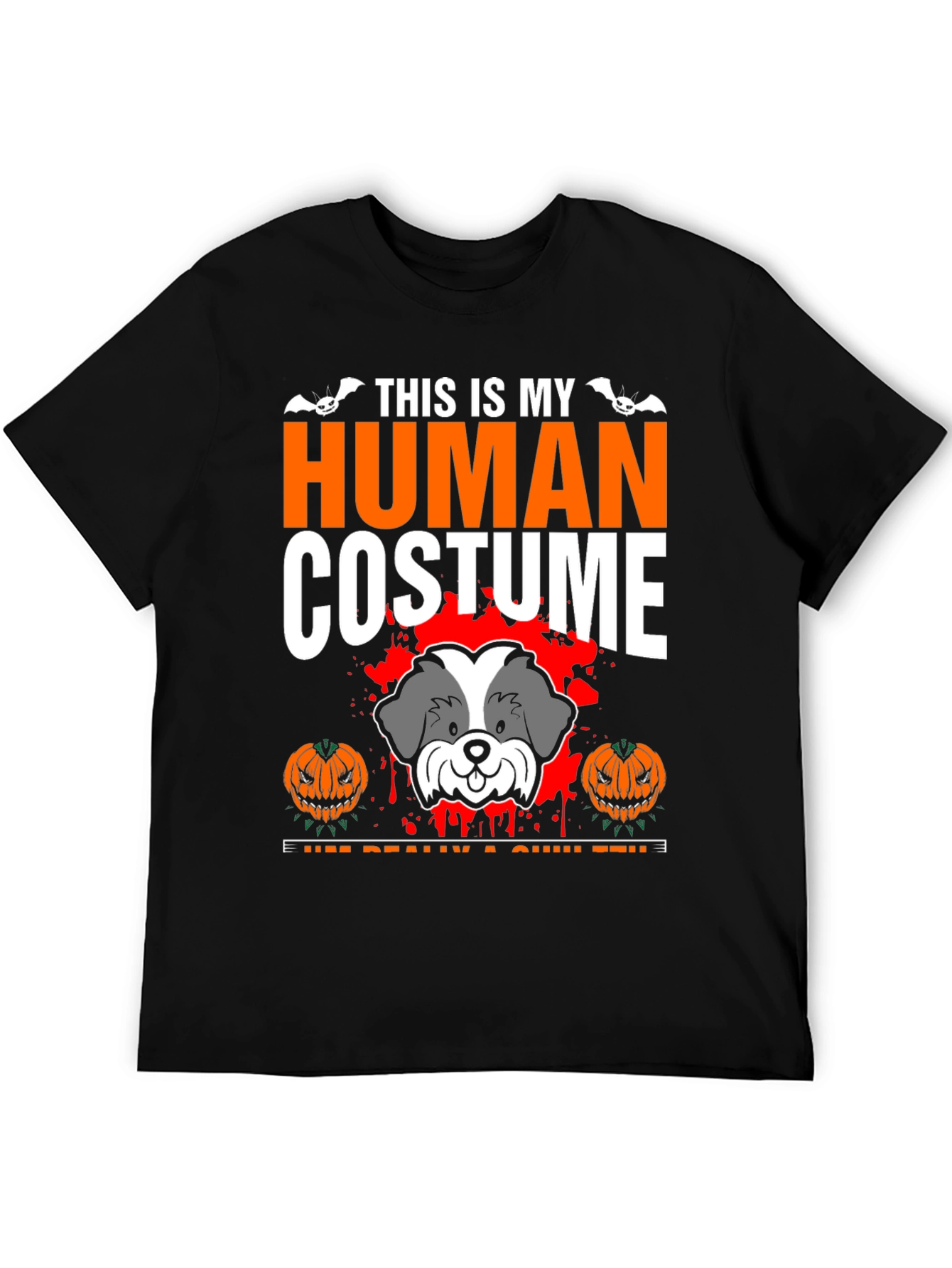 Halloween Dog Costume T-Shirt