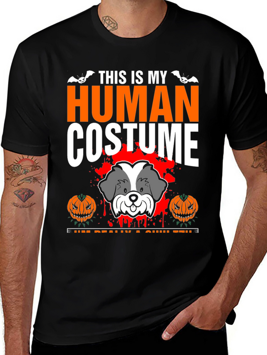 Halloween Dog Costume T-Shirt