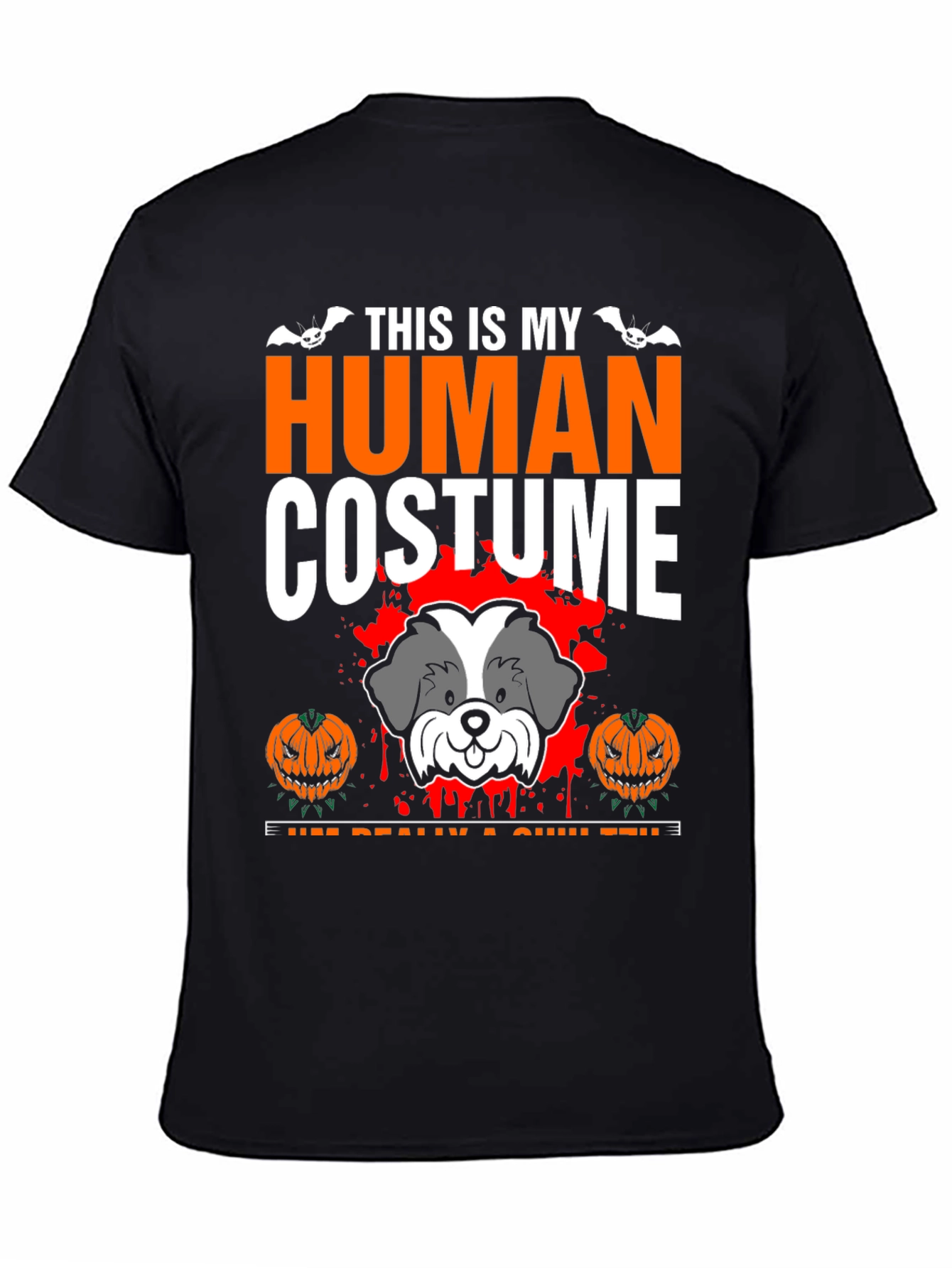 Halloween Dog Costume T-Shirt