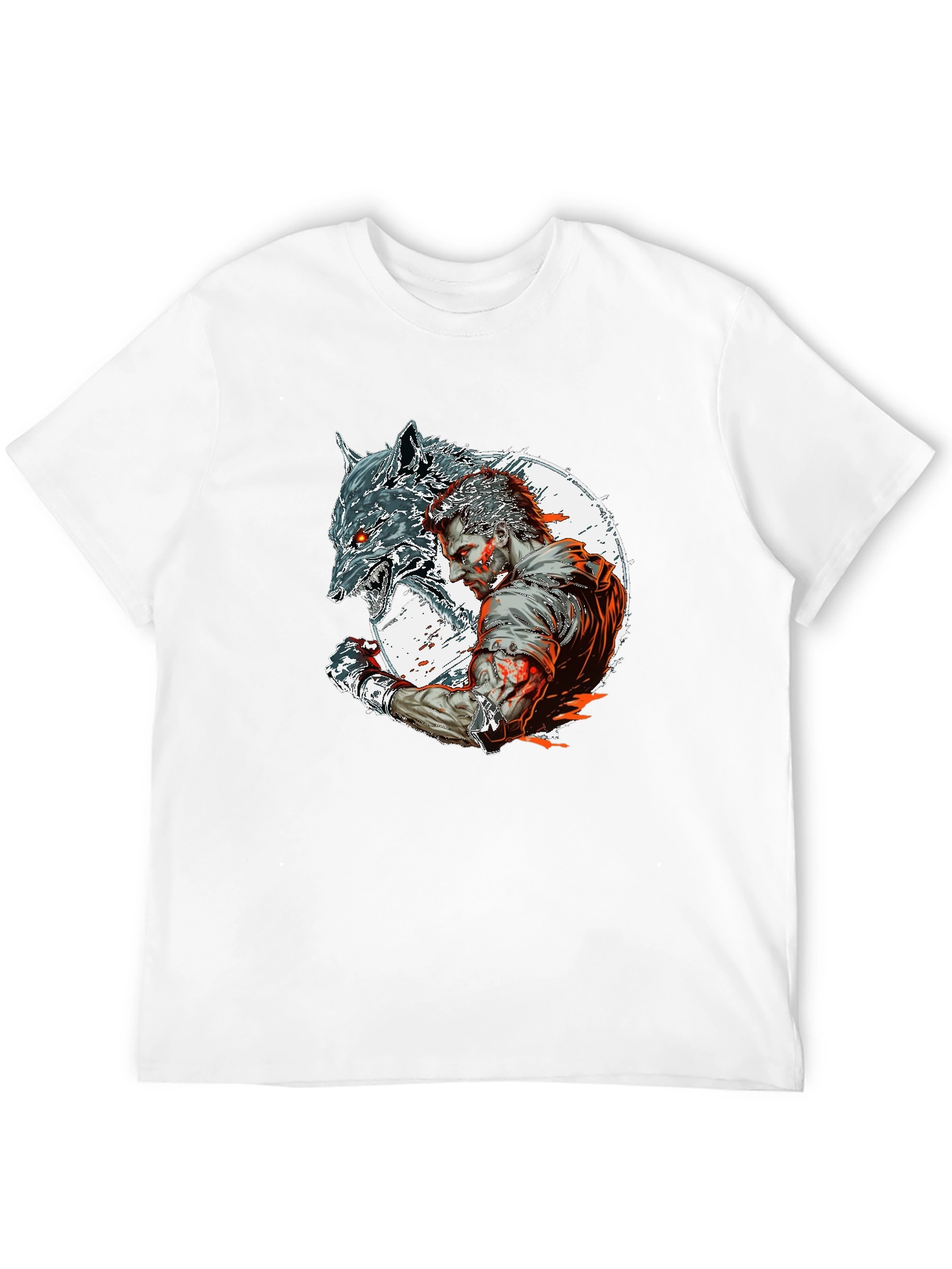 Wolfman Graphic Tee - Black Short Sleeve