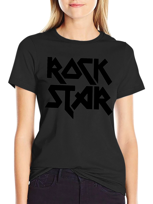 Rock Star Graphic Tee - Black