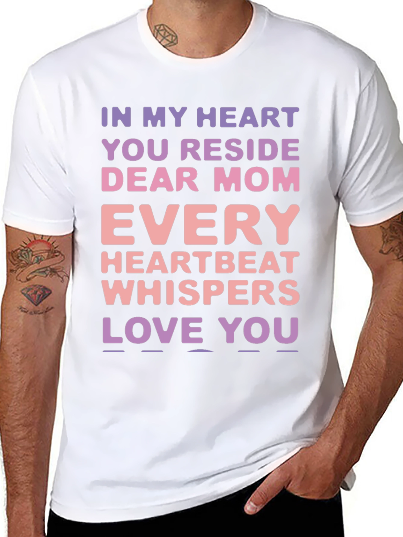 Dear Mom T-Shirt - Heartbeat Love