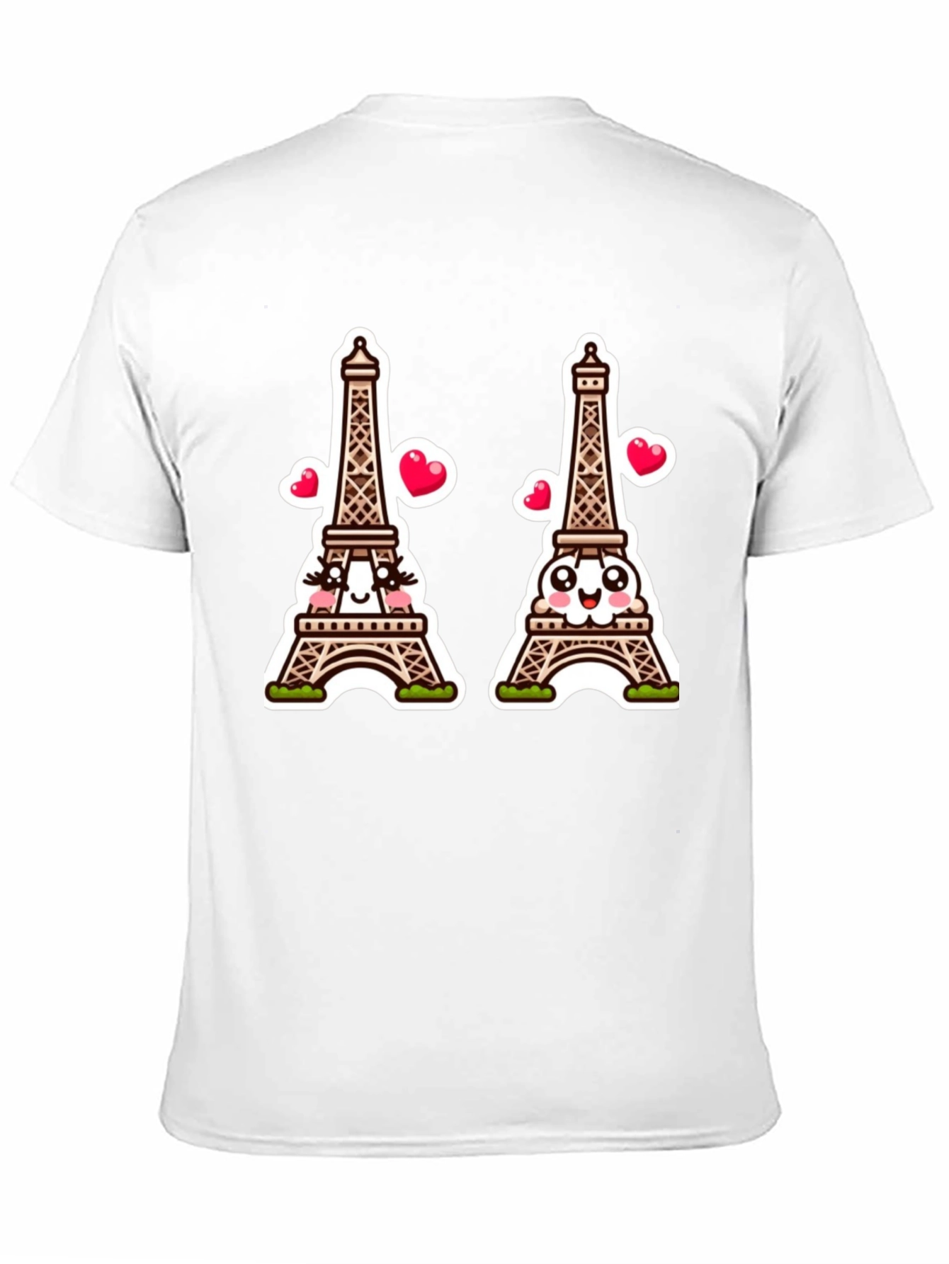 Parisian Love T-Shirt Eiffel Tower Cartoon