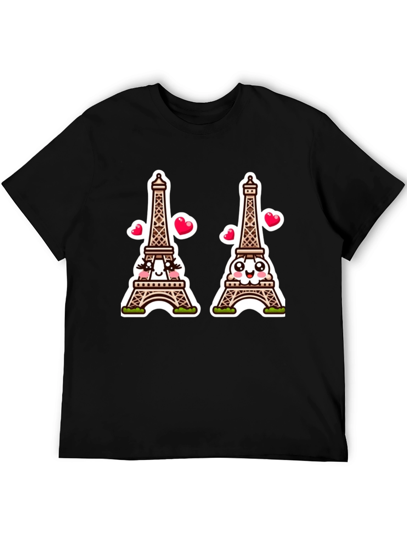 Parisian Love T-Shirt Eiffel Tower Cartoon