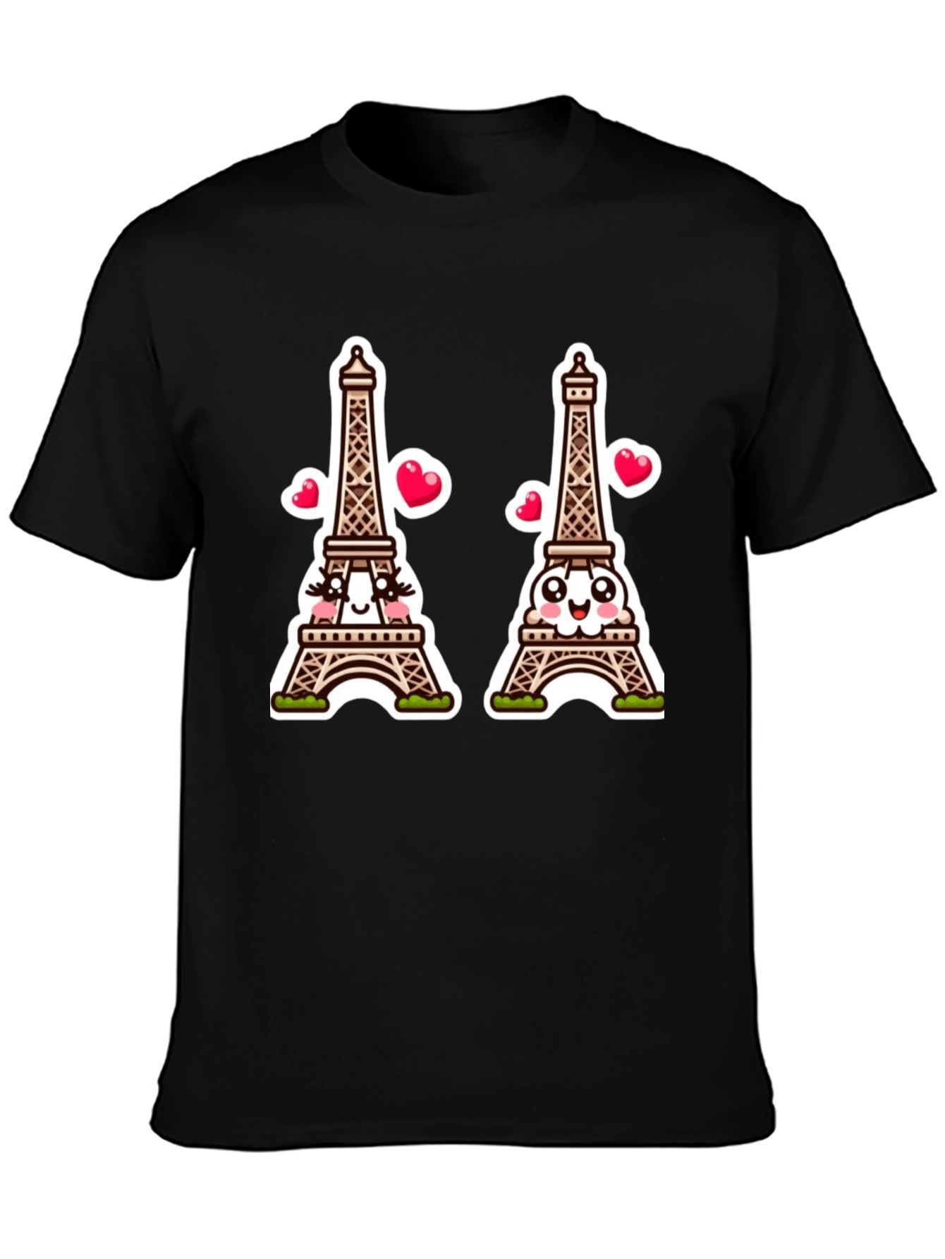 Parisian Love T-Shirt Eiffel Tower Cartoon