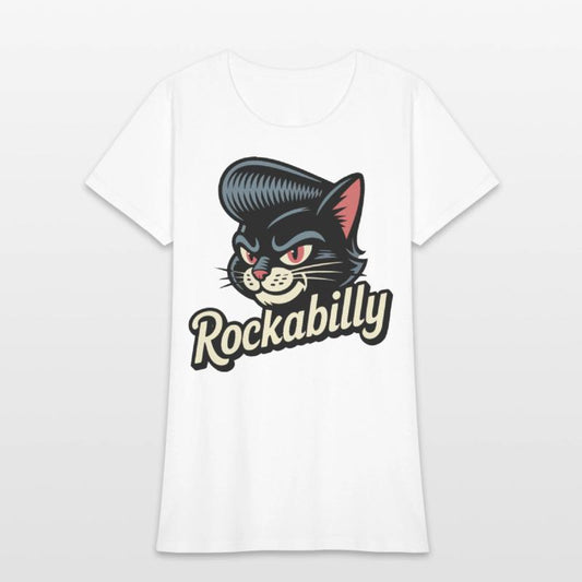 Rockabilly Cat – Retro Pompadour Feline
