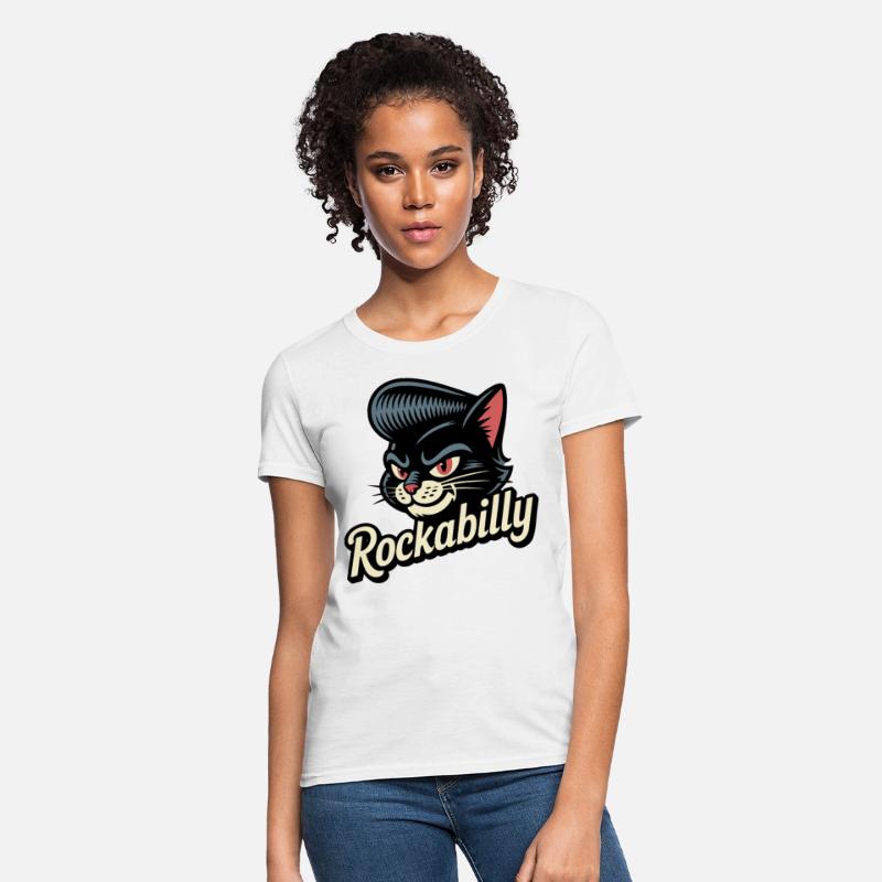 Rockabilly Cat – Retro Pompadour Feline