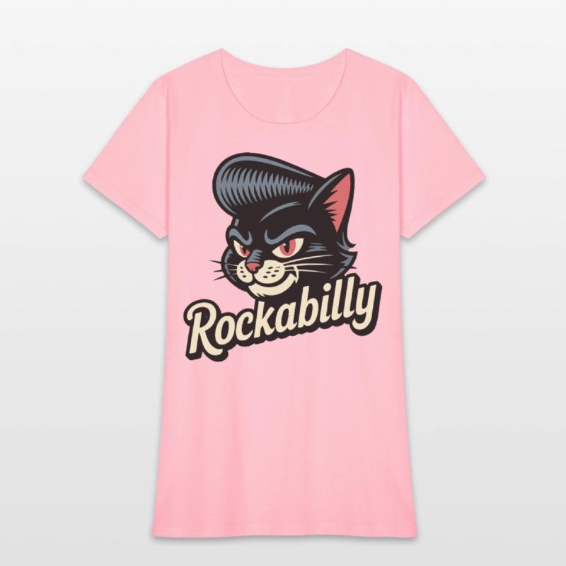 Rockabilly Cat – Retro Pompadour Feline
