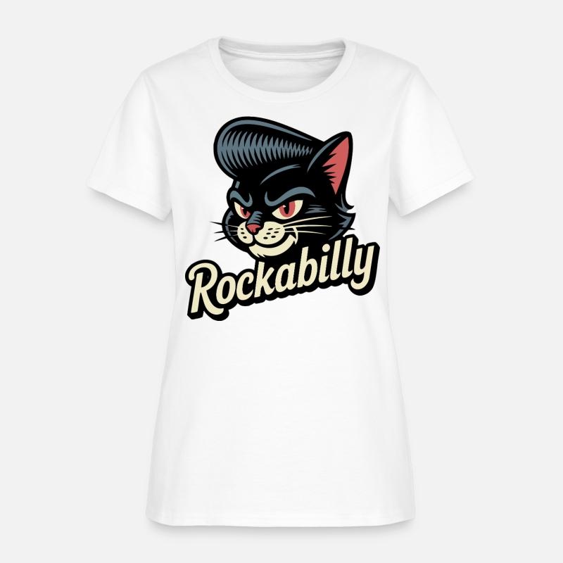 Rockabilly Cat – Retro Pompadour Feline