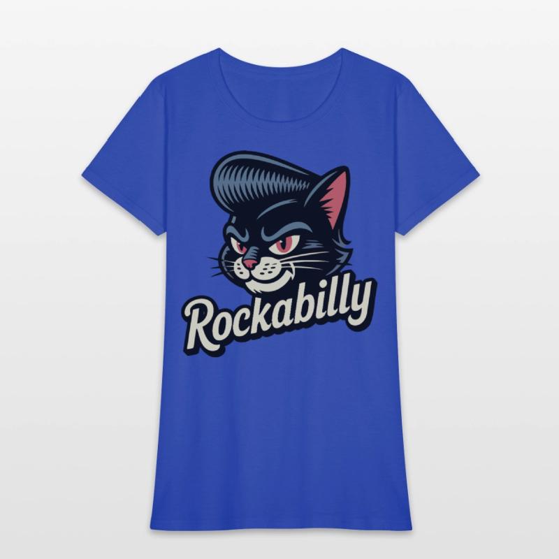 Rockabilly Cat – Retro Pompadour Feline