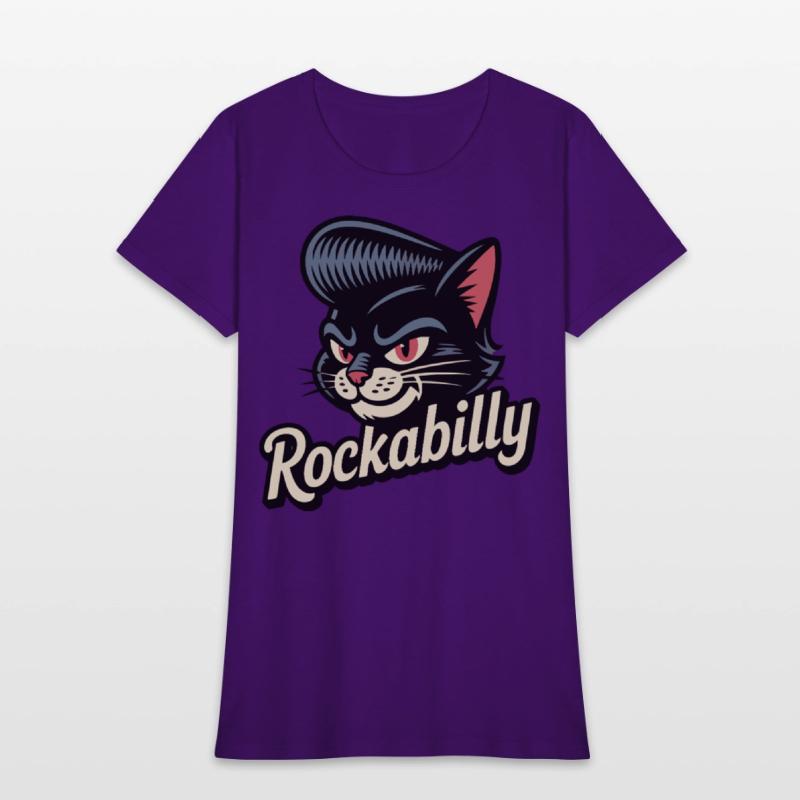Rockabilly Cat – Retro Pompadour Feline