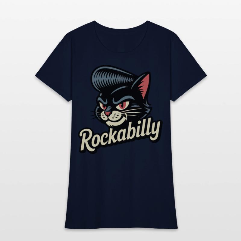 Rockabilly Cat – Retro Pompadour Feline